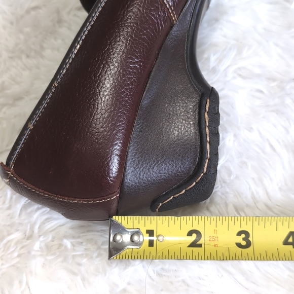 Bjorndal Genuine Leather Brown Wedge Loafers Size 10 - Picture 13 of 13